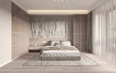 侘寂家居卧室3D模型下载